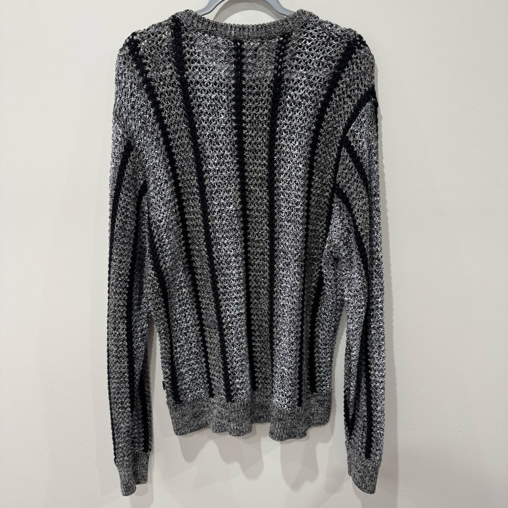 Stussy Baja Loose Gauge Sweater 'Black' Size XL - Picture 7 of 9